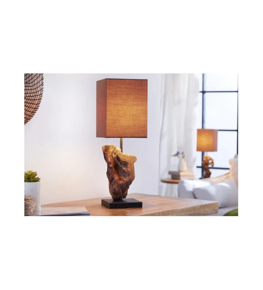 Lampa stołowa Driftwood Hypnotic brown*Invicta Interior - przedsprzedaż Clearance
