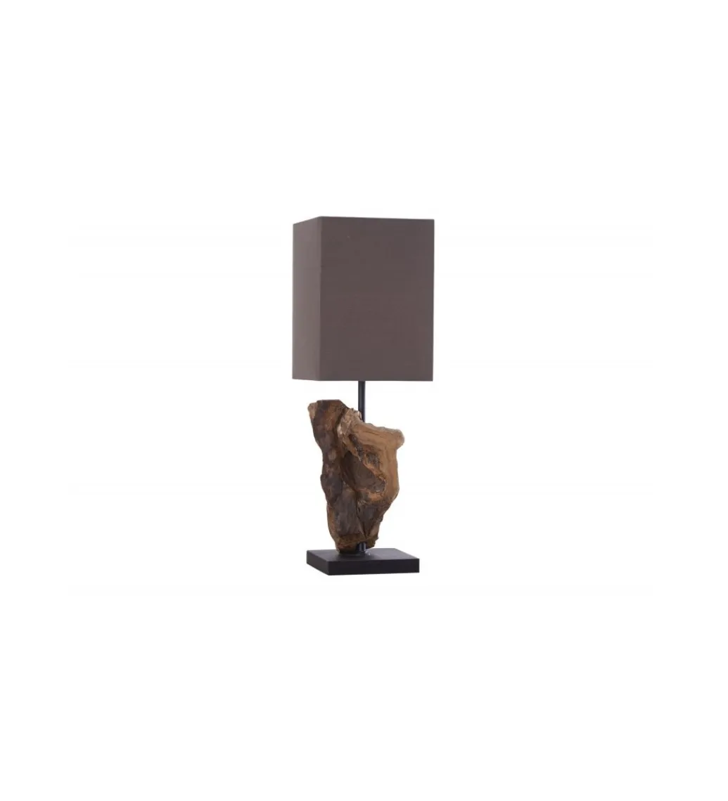 Lampa stołowa Driftwood Hypnotic brown*Invicta Interior - przedsprzedaż Clearance