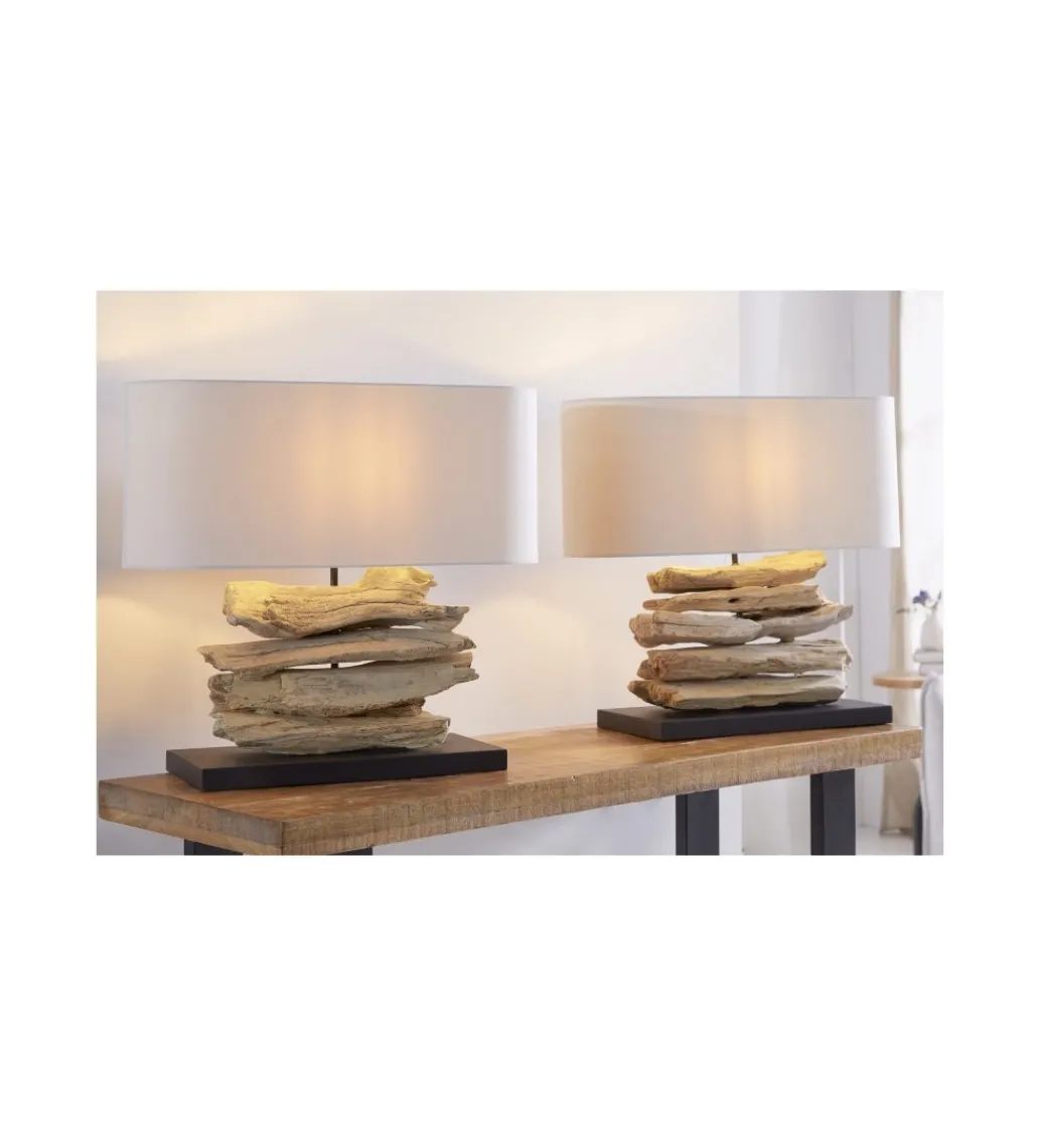 Lampa Stołowa Driftwood Riverine Naturalna*Invicta Interior Best