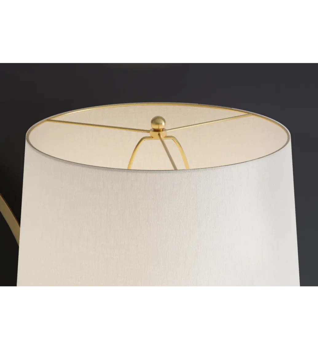 Lampa stołowa ELEGANCIA 65 cm ceramika biały*Invicta Interior Best