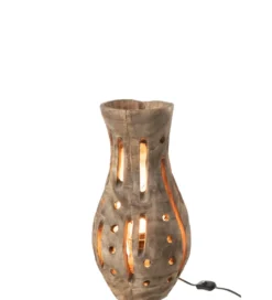 Lampa stołowa ELISABETH 48 cm naturalna*J-Line