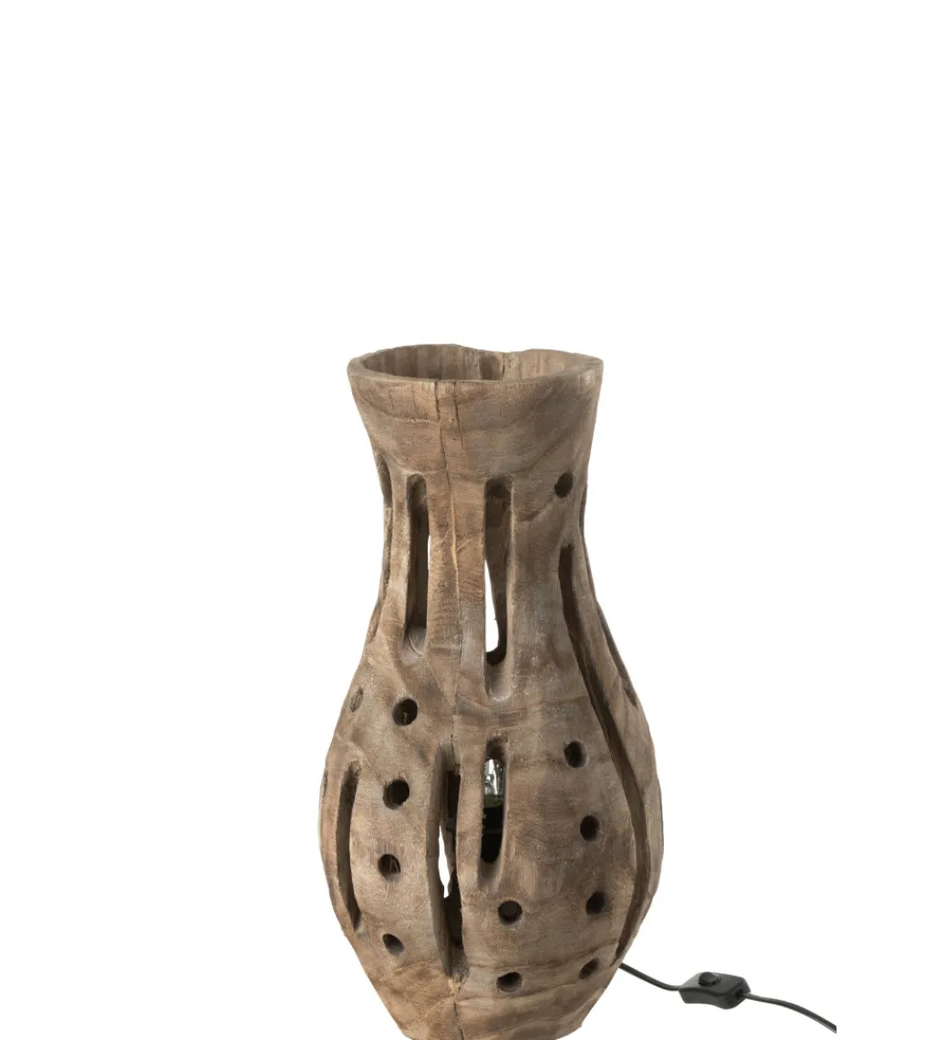Lampa stołowa ELISABETH 48 cm naturalna*J-Line
