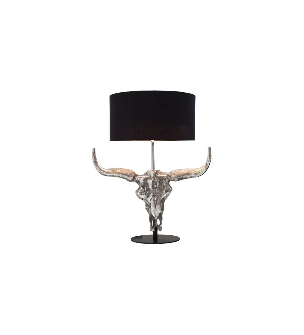 Lampa stołowa El Toro 68cm czarna*Invicta Interior Outlet