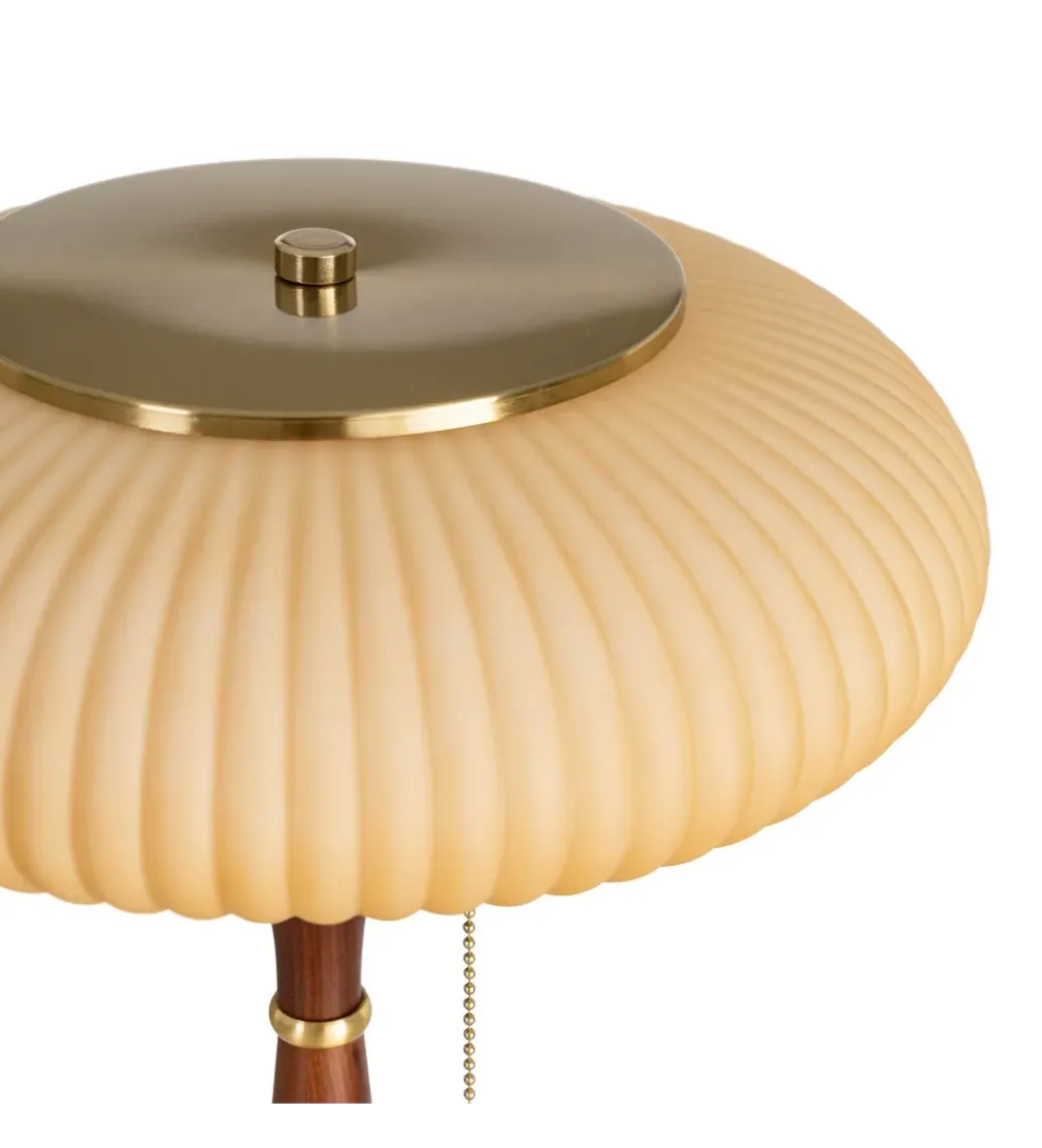 Lampa stołowa ETARAL 40 cm brązowo złota*Zona-Design Sale