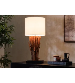 Lampa stołowa EUPHORIA 60 cm naturalna*Invicta Interior Online