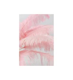 Lampa stołowa FEATHER PALM 60 Cm  Pióra różowa*KDesign Clearance