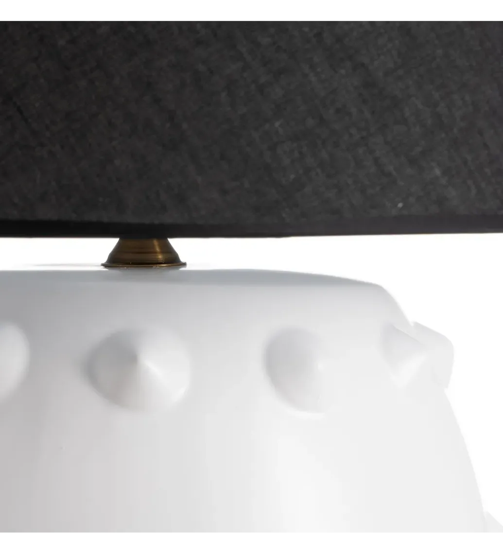 Lampa stołowa FEKY 73 cm czarno biała*Zona-Design Discount