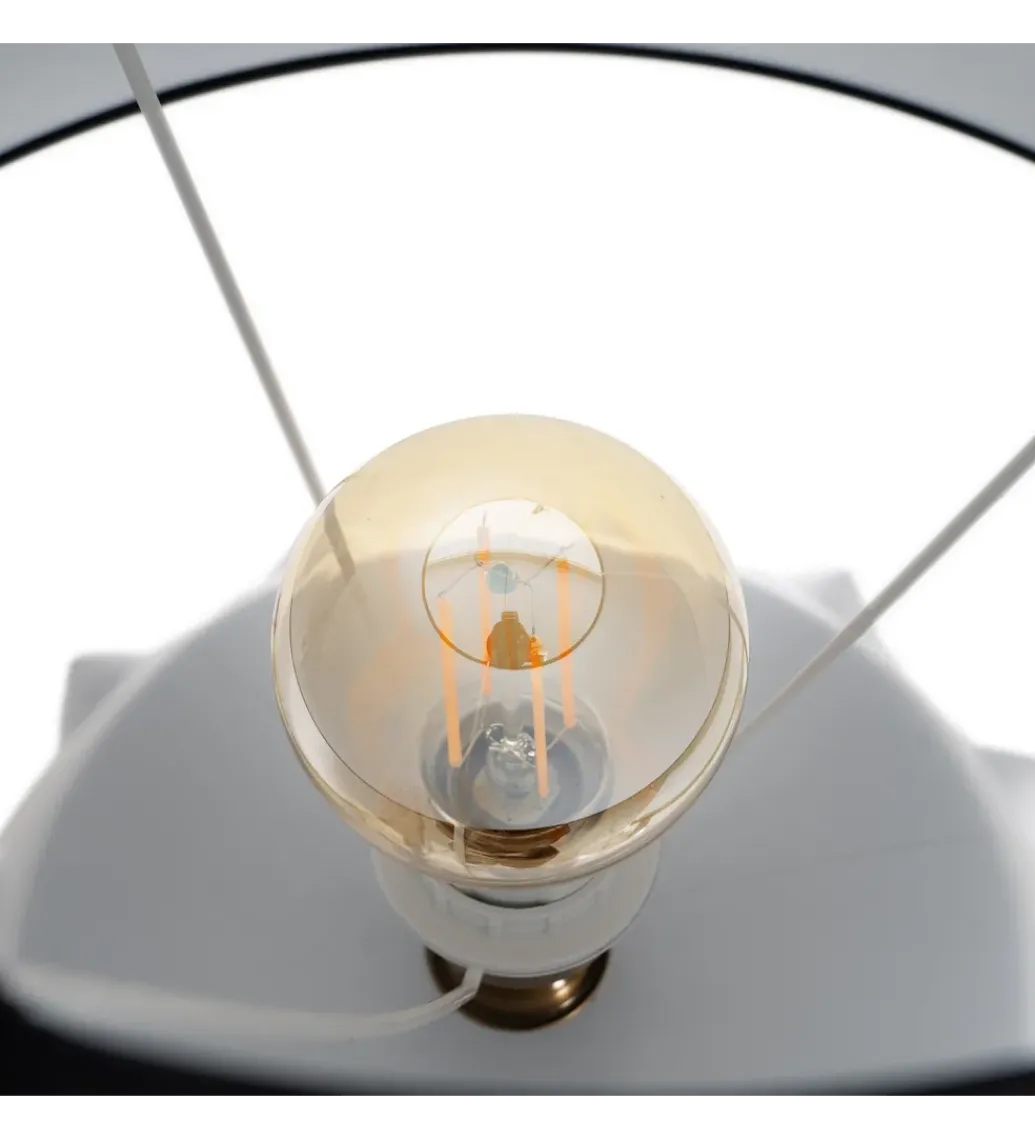 Lampa stołowa FEKY 73 cm czarno biała*Zona-Design Discount