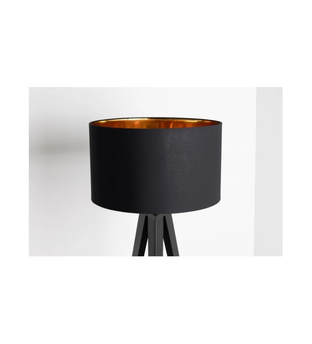 Lampa stołowa FLANK 40 cm czarna*Invicta Interior Sale