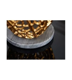 Lampa stołowa FLANK 40 cm czarno złota*Invicta Interior