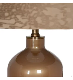 Lampa stołowa GETMARY 68 cm złoto beżowa*Zona-Design Sale