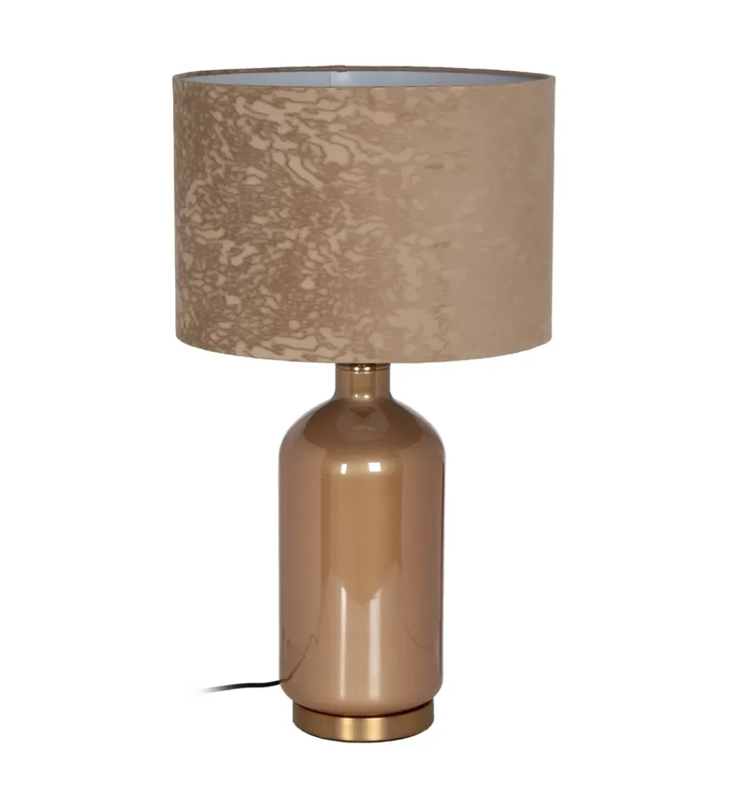 Lampa stołowa GETMARY 68 cm złoto beżowa*Zona-Design Sale