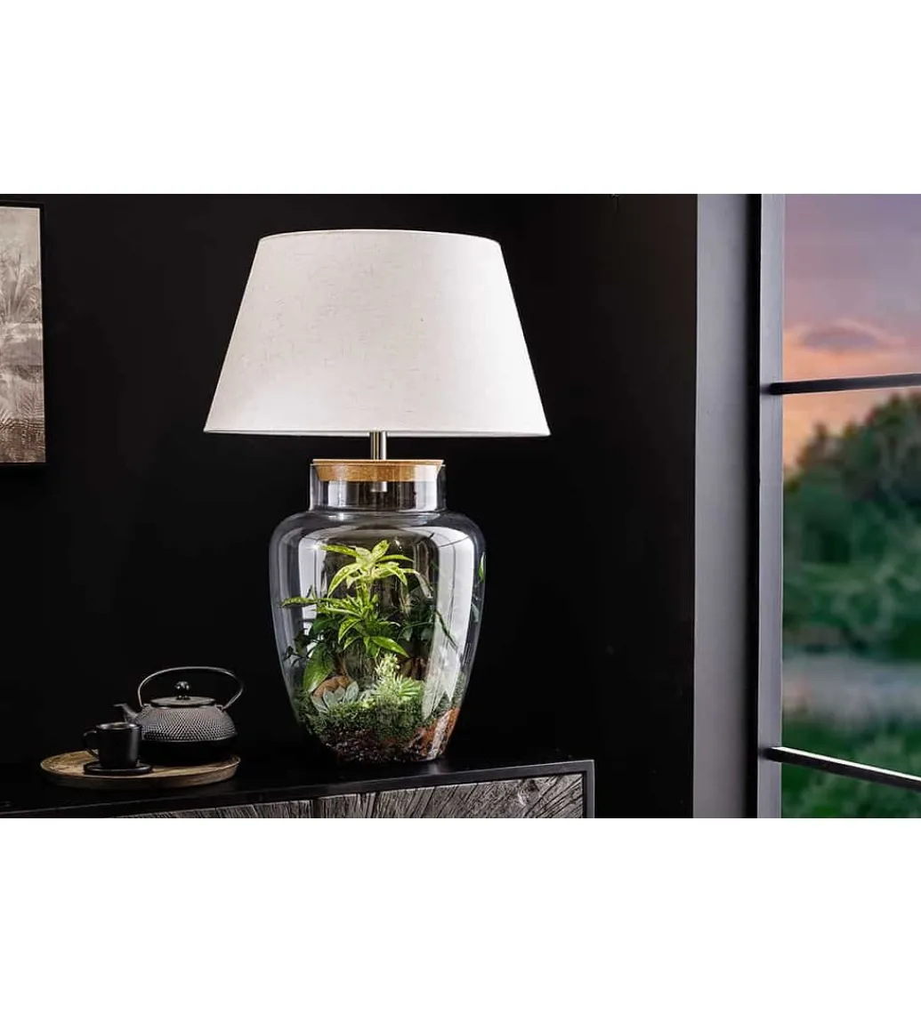 Lampa stołowa GLASI 50 cm transparentna*Invicta Interior Hot
