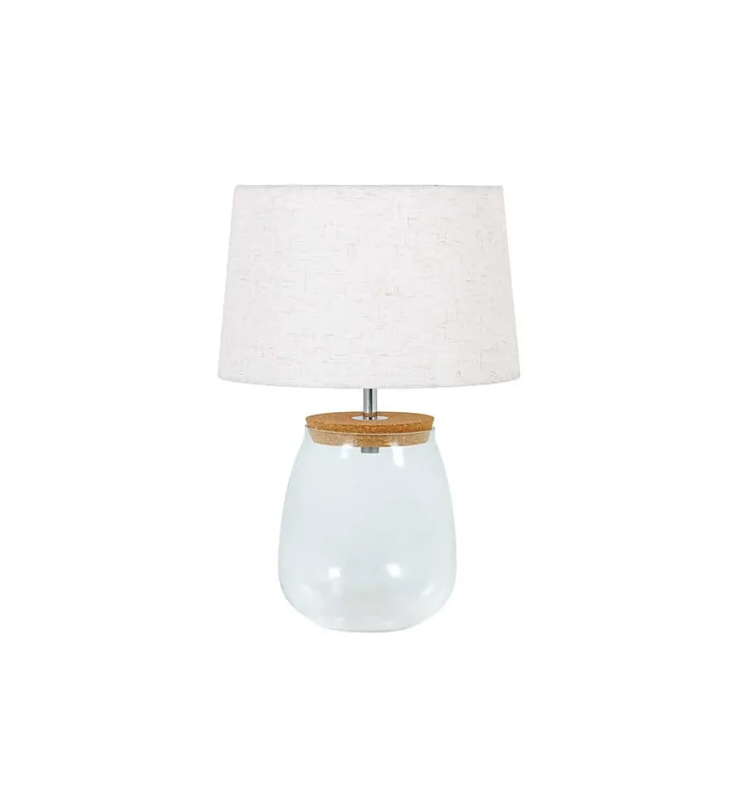 Lampa stołowa GLASI 40 cm transparentna*Invicta Interior New