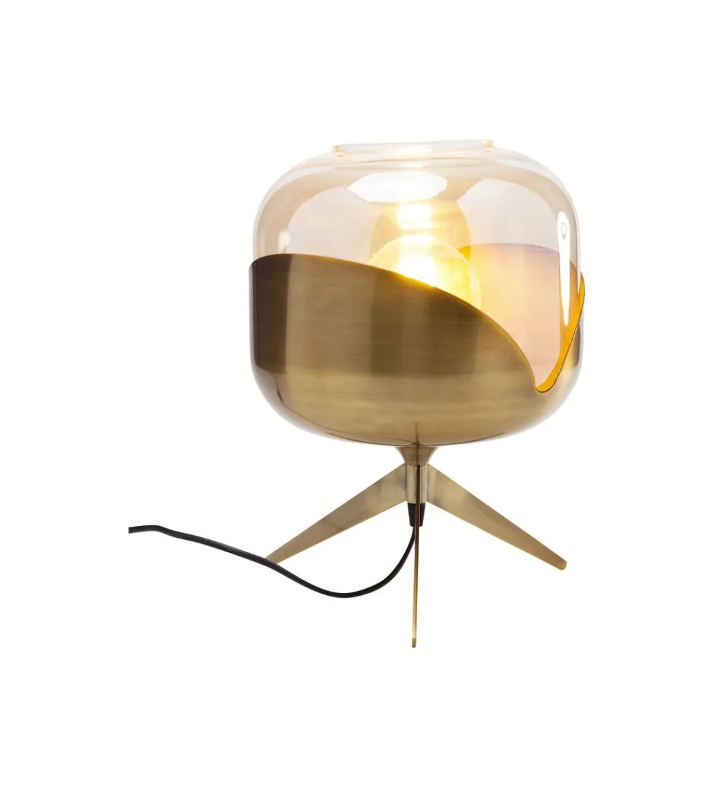 Lampa stołowa GOBLET BALL 35 cm złota*KDesign New