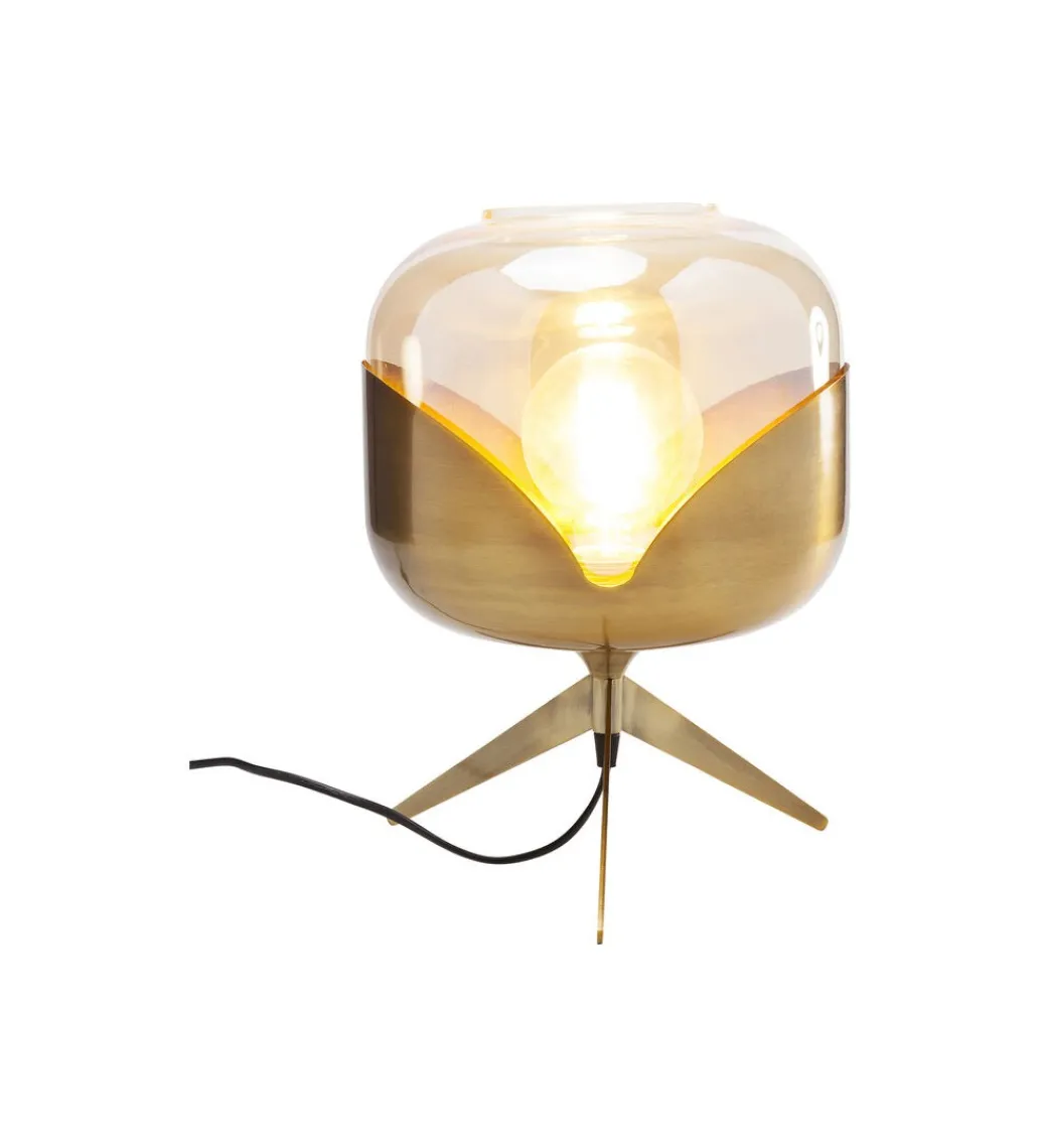 Lampa stołowa GOBLET BALL 35 cm złota*KDesign New