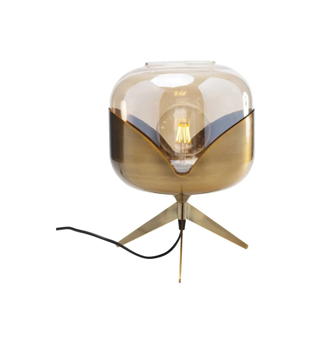 Lampa stołowa GOBLET BALL 35 cm złota*KDesign New