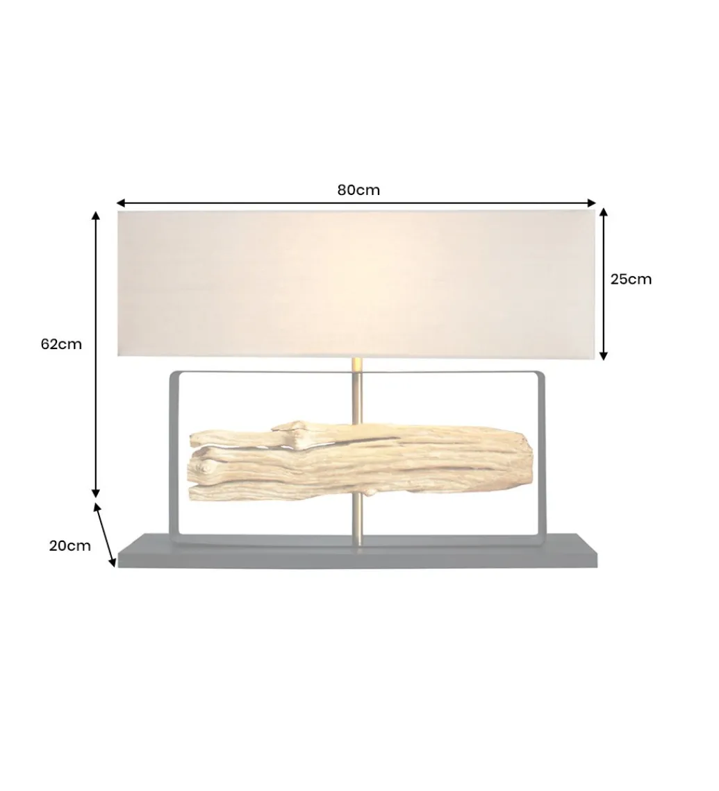 Lampa stołowa HELA 60 cm beżowa*Invicta Interior Discount