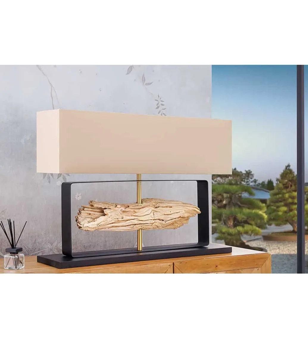 Lampa stołowa HELA 60 cm beżowa*Invicta Interior Discount