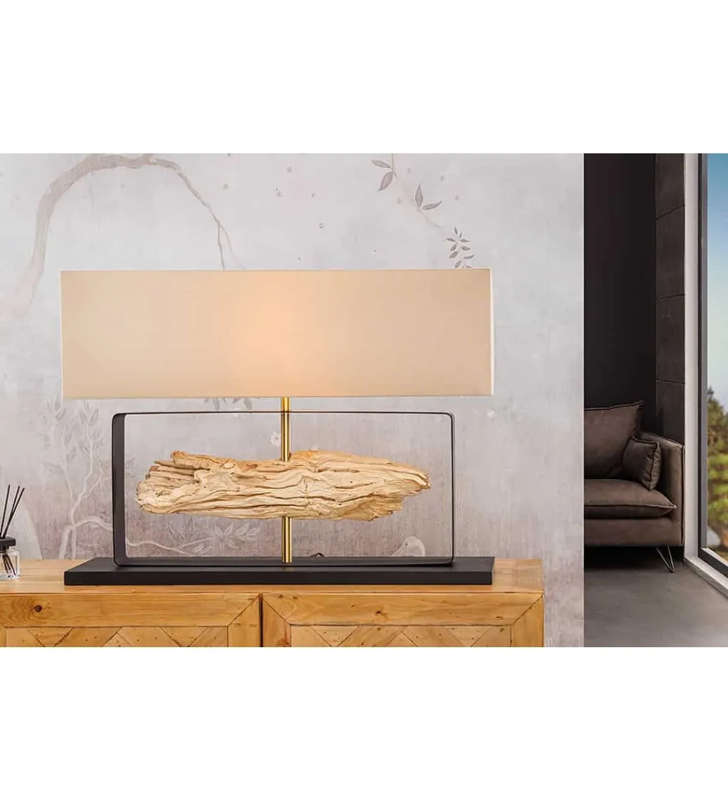 Lampa stołowa HELA 60 cm beżowa*Invicta Interior Discount