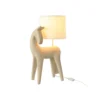 Lampa stołowa HORSE 56 cm beżowa*J-Line Best