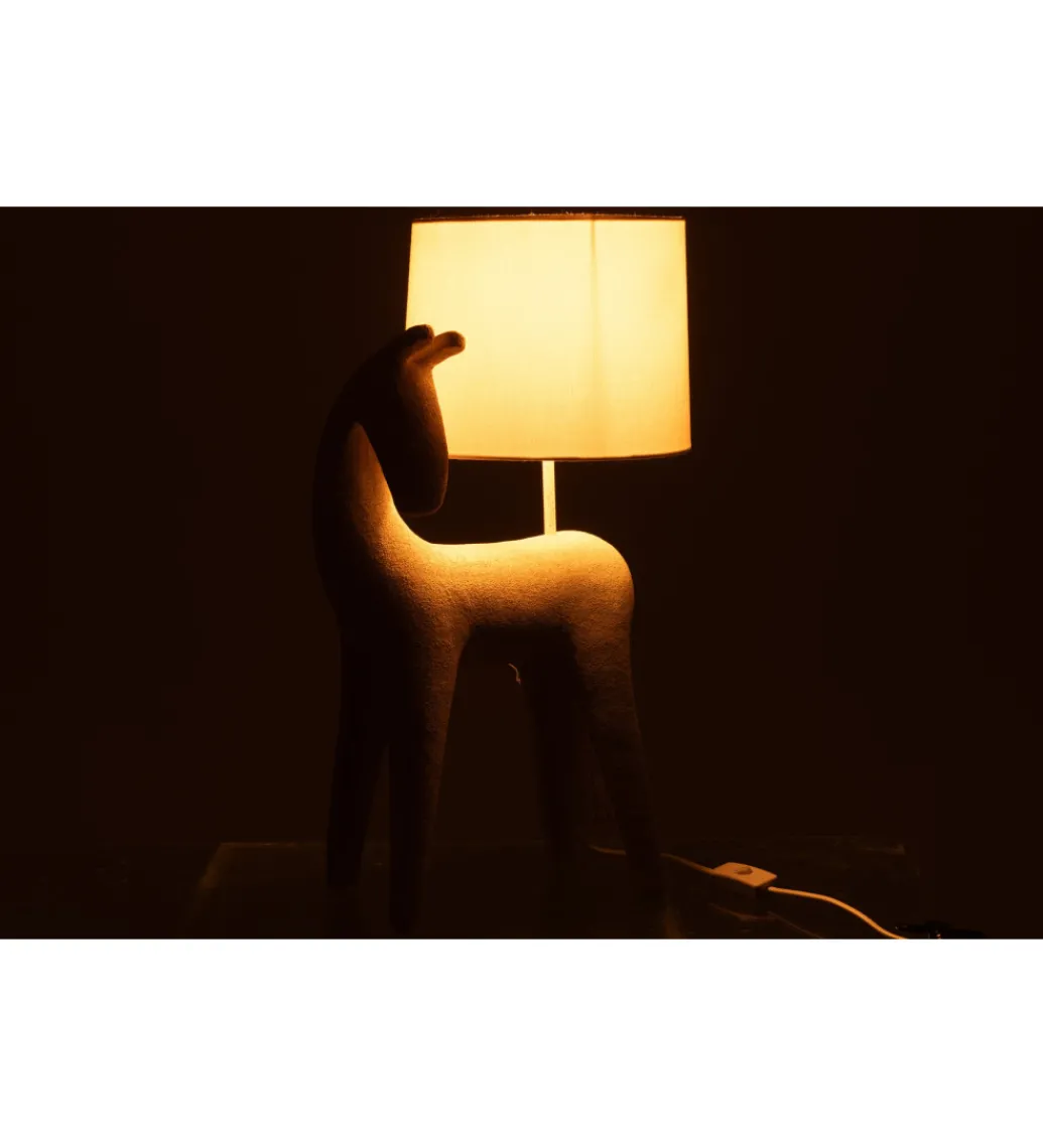 Lampa stołowa HORSE 56 cm beżowa*J-Line Best