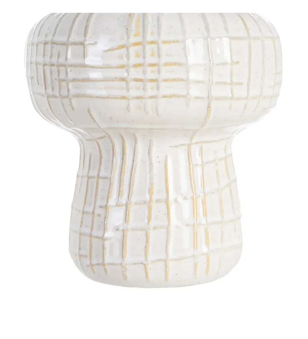 Lampa stołowa ILUMINA 41 cm ceramika biała*Zona-Design New