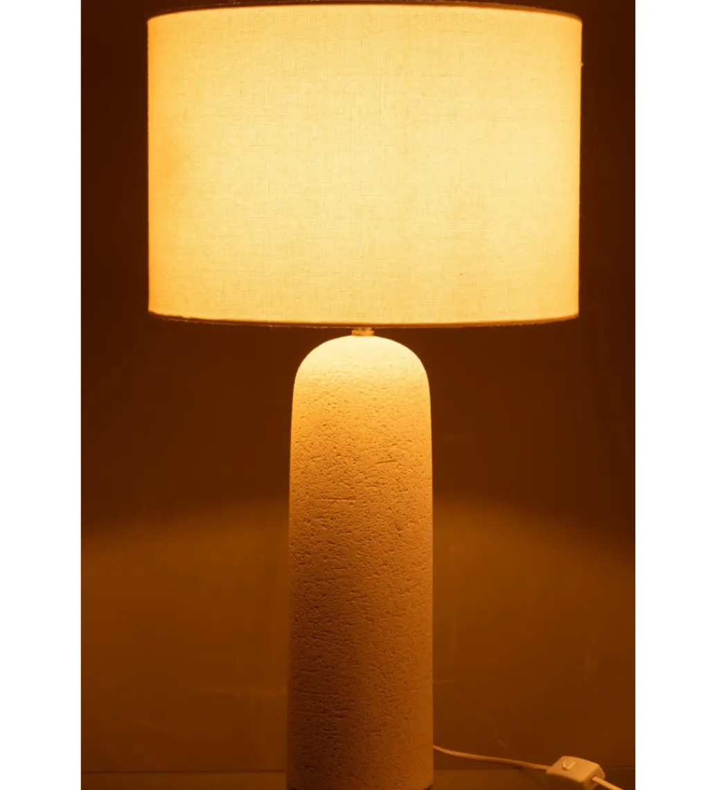 Lampa stołowa ISLA 68 cm biała*J-Line Best