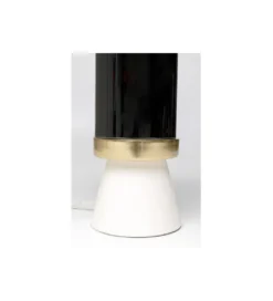 Lampa stołowa JOSY 51 cm czarno biało*KDesign