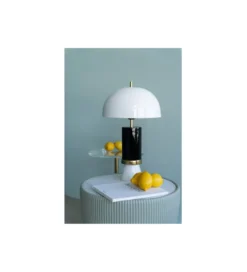 Lampa stołowa JOSY 51 cm czarno biało*KDesign