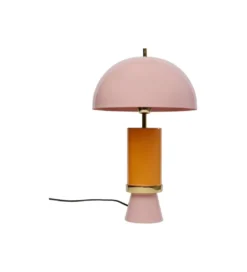 Lampa stołowa JOSY 51 cm różowa*KDesign New