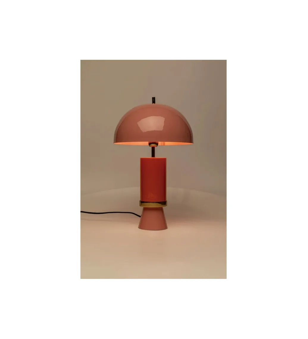 Lampa stołowa JOSY 51 cm różowa*KDesign New