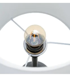 Lampa stołowa KESAMON 65 cm czarnobiała*Zona-Design Online