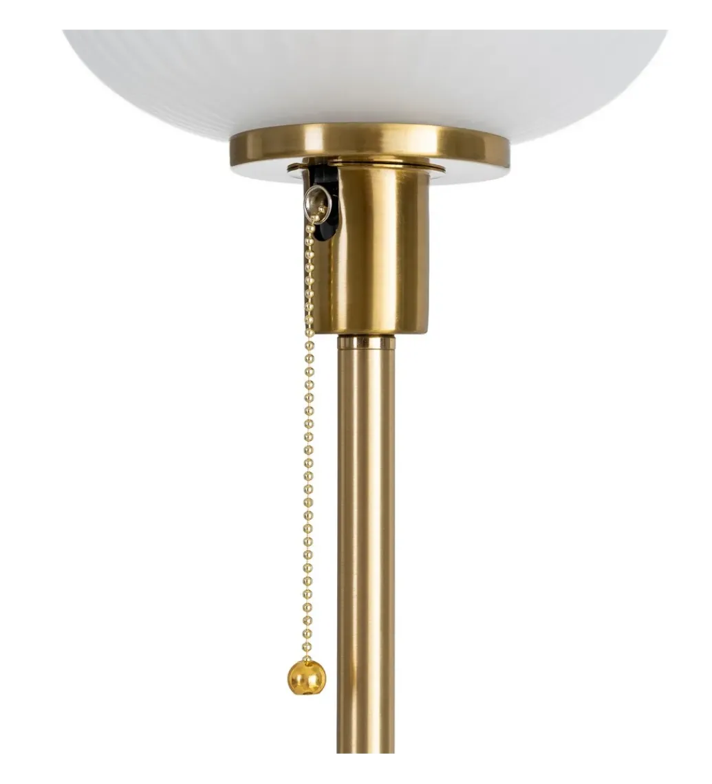 Lampa stołowa KESAMON 60 cm złotobiała*Zona-Design Best
