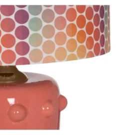 Lampa stołowa LATEBLE 60 cm ceramika różowa*Zona-Design Hot