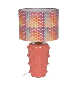 Lampa stołowa LATEBLE 60 cm ceramika różowa*Zona-Design Hot