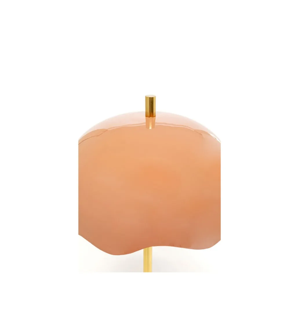 Lampa stołowa LIA 50 cm złota różowa*KDesign Clearance