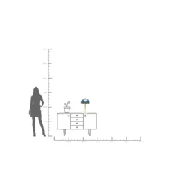Lampa stołowa LIA MIDNIGHT 50 cm*KDesign Discount
