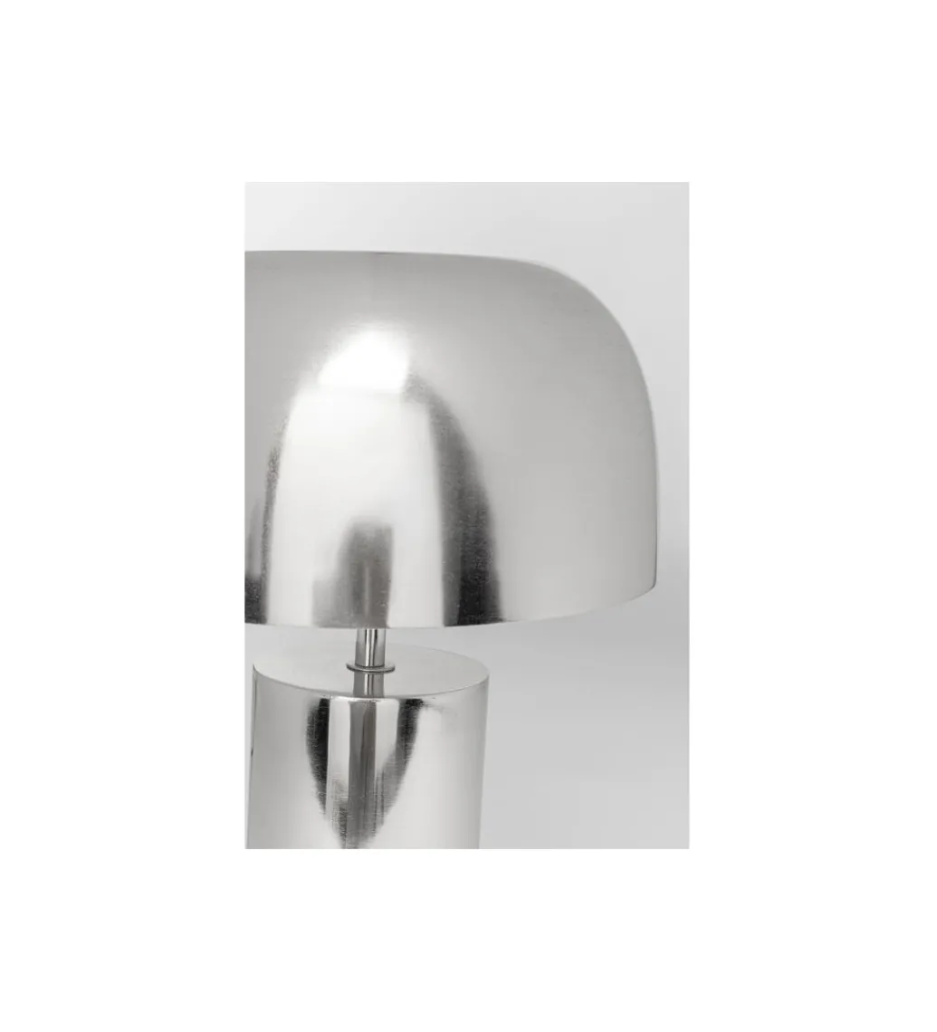 Lampa stołowa LOUNGRY 38 cm srebrna*KDesign New