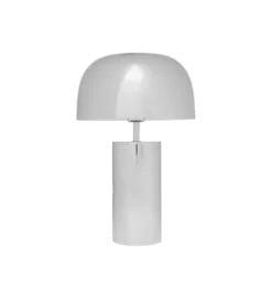 Lampa stołowa LOUNGRY 38 cm srebrna*KDesign New