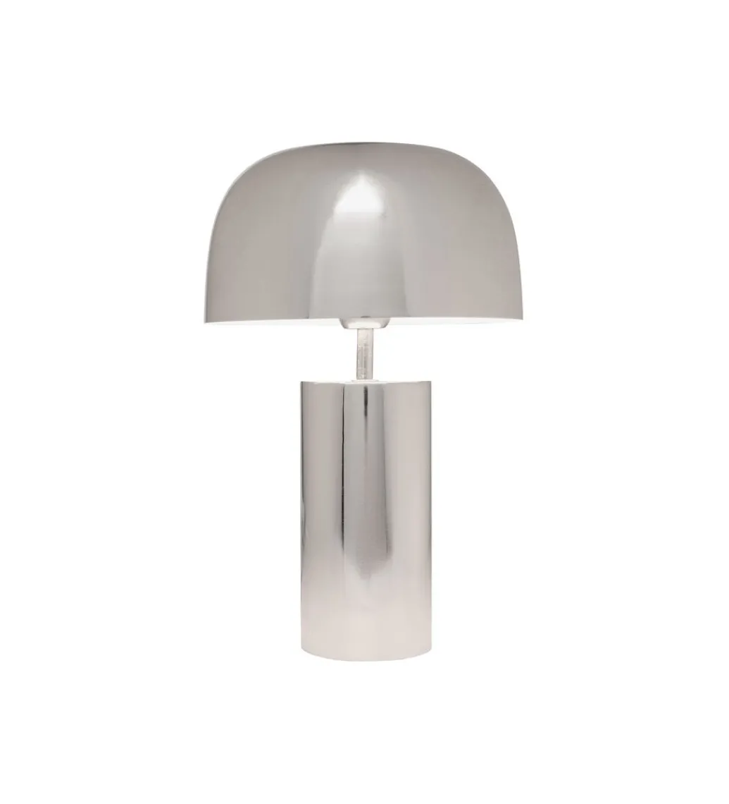Lampa stołowa LOUNGRY 38 cm srebrna*KDesign New