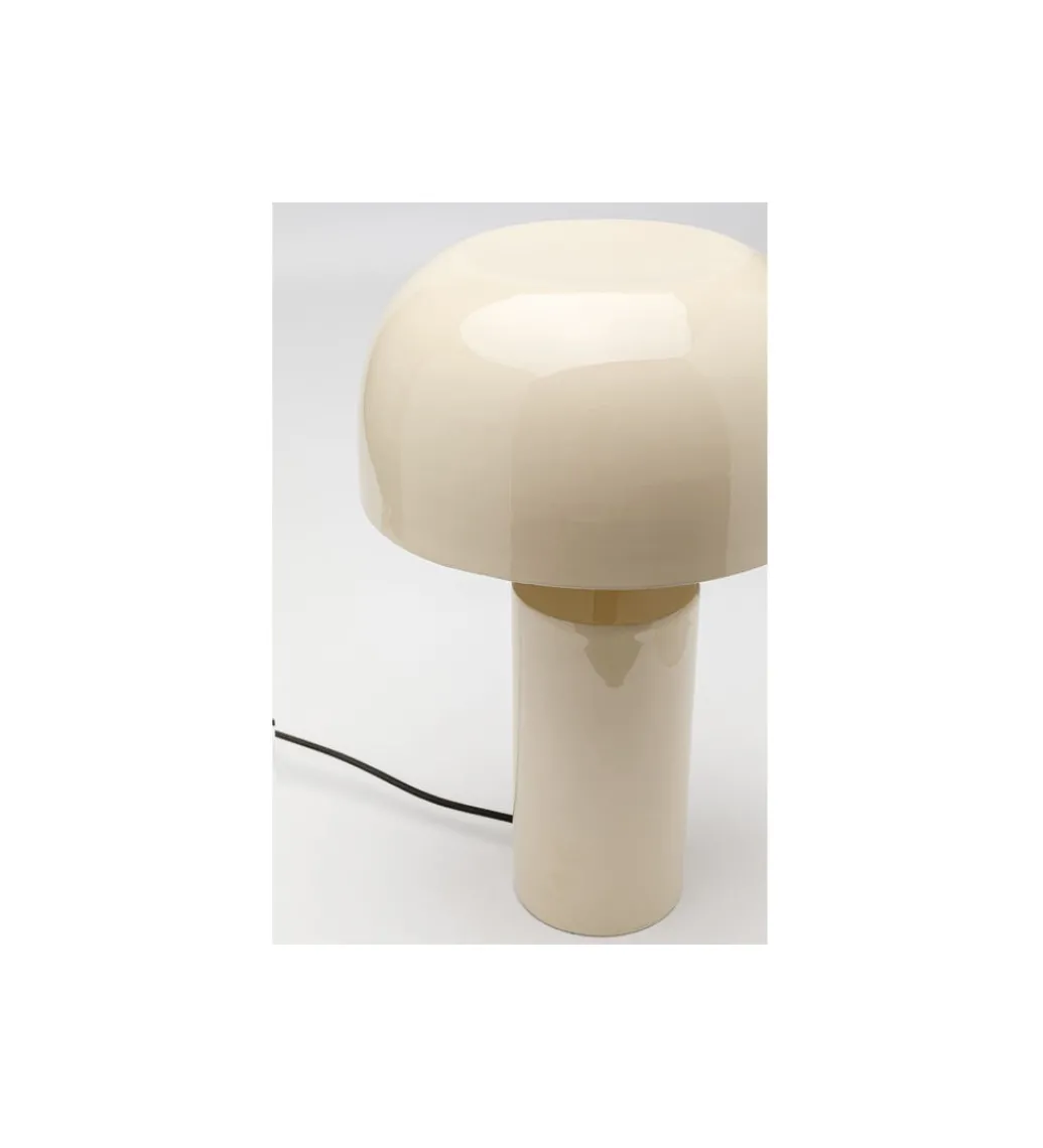 Lampa stołowa LOUNGRY ECRU 38 cm biała*KDesign Discount