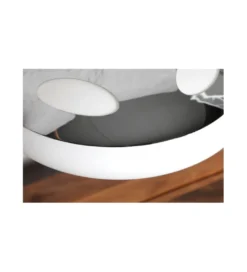 Lampa stołowa Luna Logo 45 cm srebrna*Invicta Interior Best