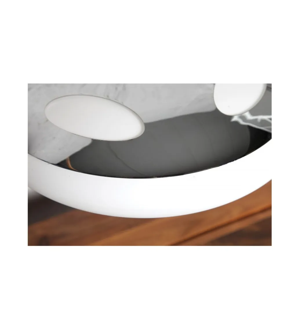 Lampa stołowa Luna Logo 45 cm srebrna*Invicta Interior Best