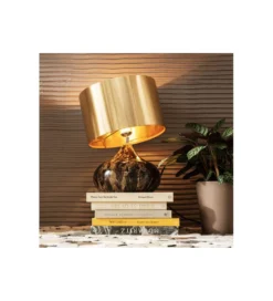 Lampa stołowa MAMO DELUXE 38 cm złota*KDesign Outlet