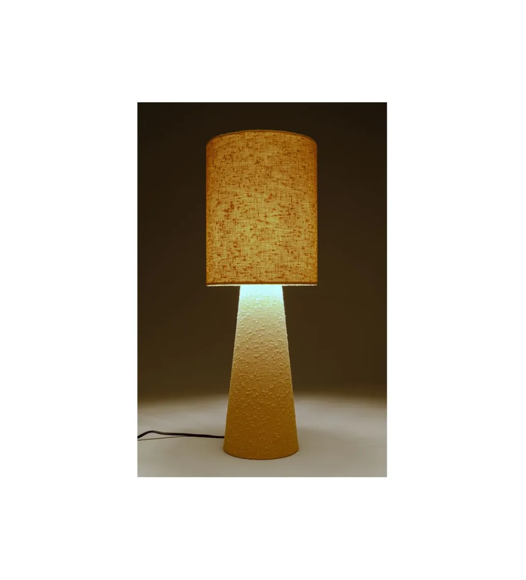 Lampa stołowa MARLEEN 60 cm boucle beżowa*KDesign Online