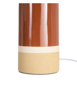 Lampa stołowa MENOSEA 51 cm terrakota kremowa*Zona-Design Clearance