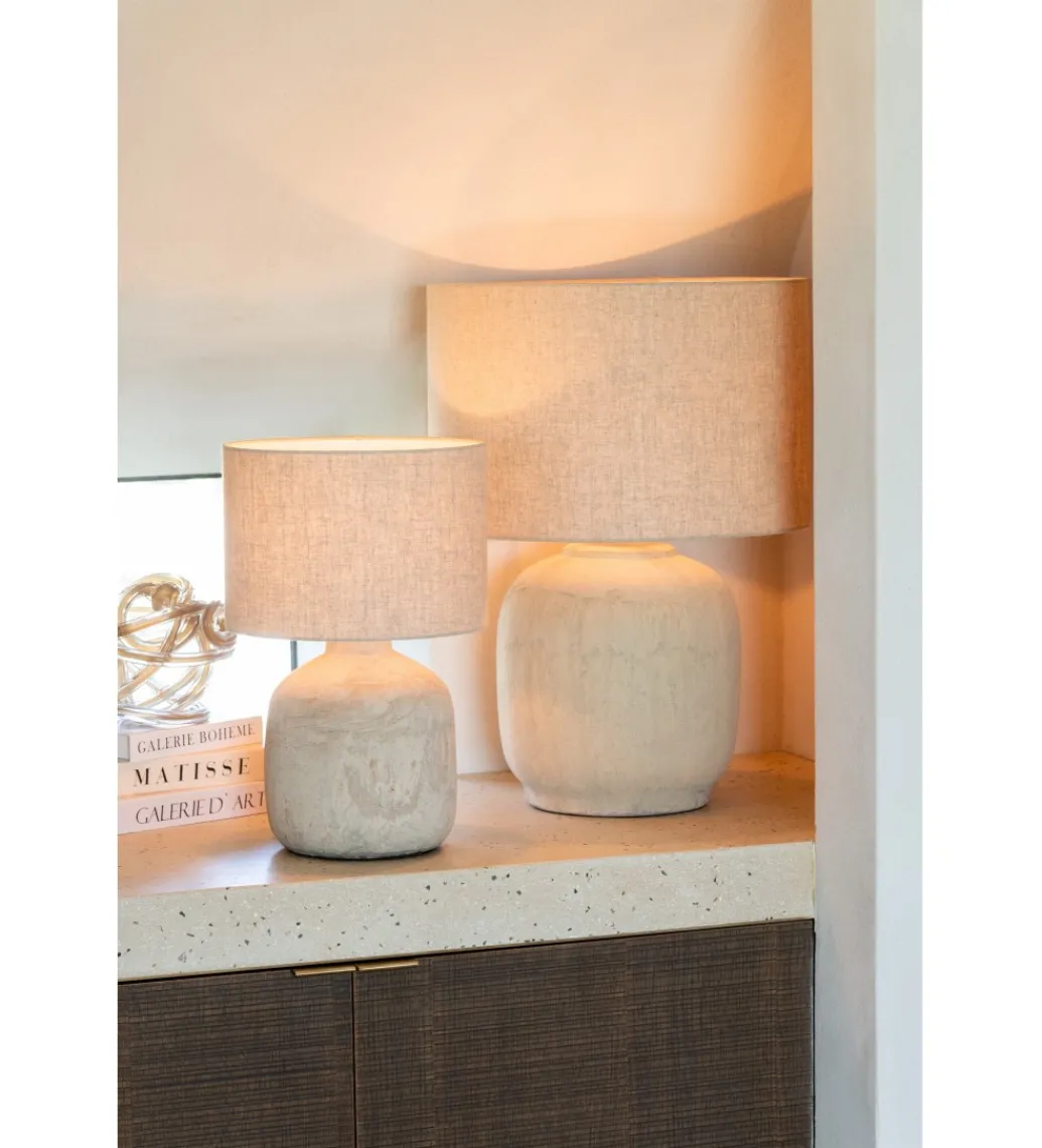 Lampa stołowa MIA 64 cm terrakota beżowa*J-Line Outlet