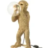 Lampa stołowa MONKEY 46 cm złota*J-Line Hot