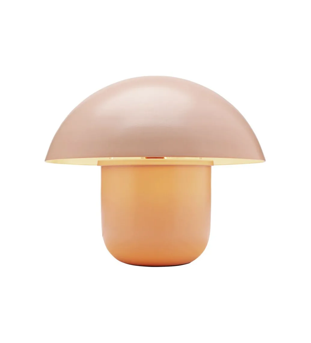 Lampa stołowa MUSHROOM 27 cm brzoskwiniowa*KDesign Hot